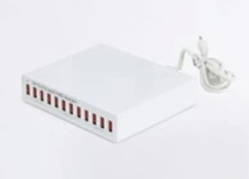 Discount multilader med 12 x USB A - 150W, hvid Reservedele Til Lamper